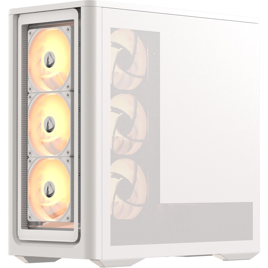Компьютерный корпус Formula V Line Air Power G9 DUO PA White, ATX, TYPE-C*1, USB3.0*2, MESH/GLASS FR
