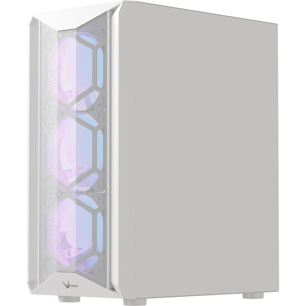 Компьютерный корпус Formula V Line Air Power G9 DUO PA White, ATX, TYPE-C*1, USB3.0*2, MESH/GLASS FR