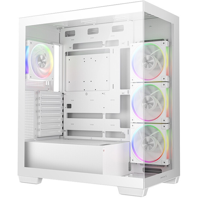 Компьютерный корпус Formula V Line Crystal U9 PA White, ATX, TYPE-C*1, USB3.0*2, Curved Glass, SIDE