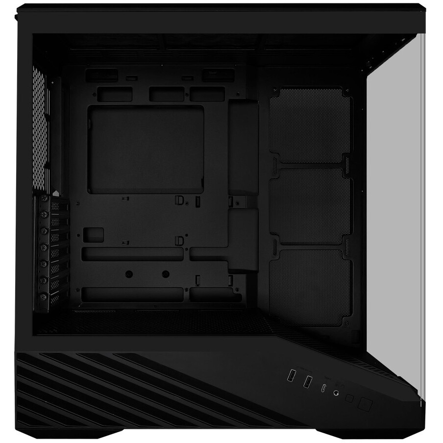 Компьютерный корпус Formula V Line Crystal U9 PA Black, ATX, TYPE-C*1, USB3.0*2, Curved Glass, SIDE