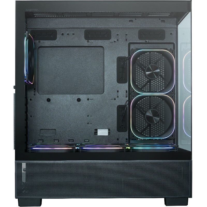 Компьютерный корпус Formula V Line Crystal U9 PA Black, ATX, TYPE-C*1, USB3.0*2, Curved Glass, SIDE