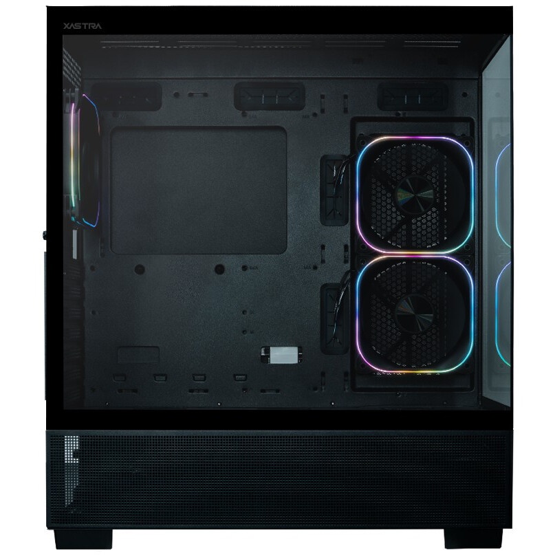 Компьютерный корпус Formula V Line Crystal U9 PA Black, ATX, TYPE-C*1, USB3.0*2, Curved Glass, SIDE