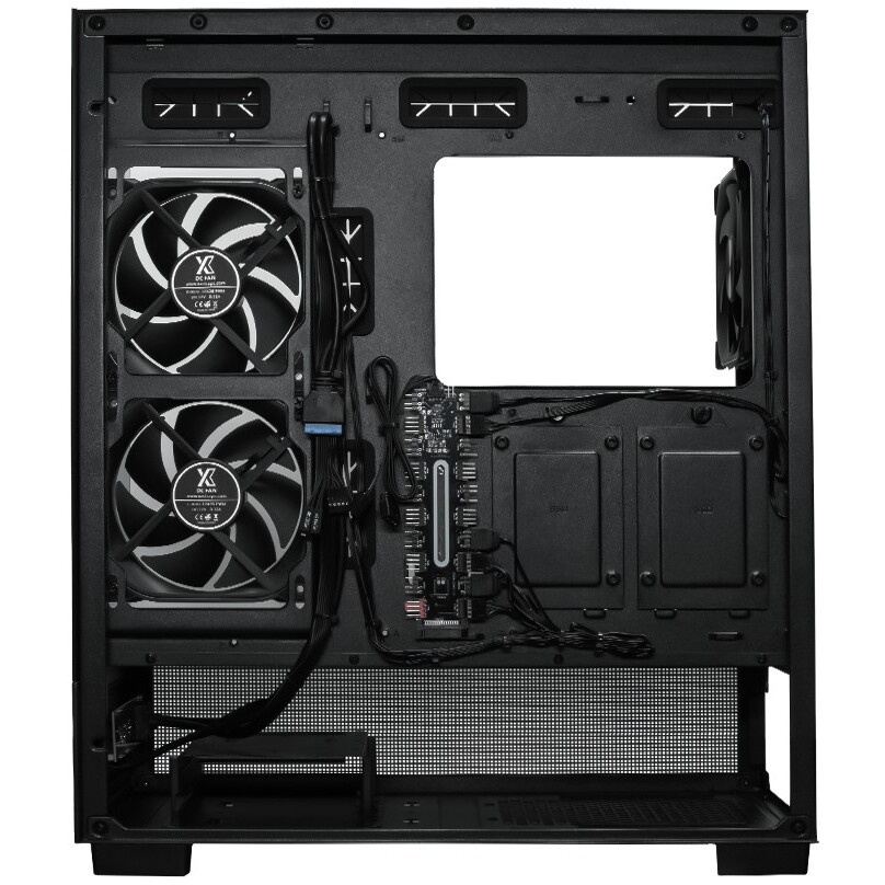 Компьютерный корпус Formula V Line Crystal U9 PA Black, ATX, TYPE-C*1, USB3.0*2, Curved Glass, SIDE
