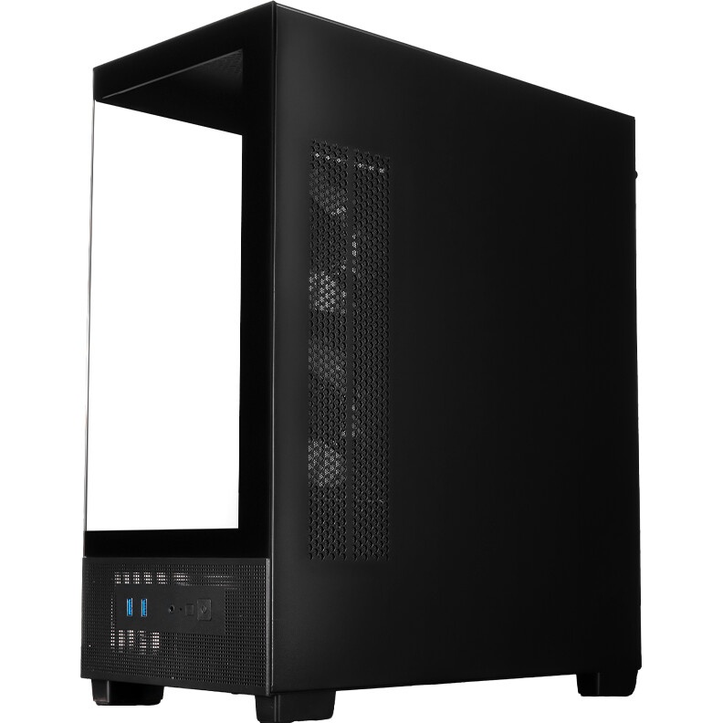 Компьютерный корпус Formula V Line Crystal U9 PA Black, ATX, TYPE-C*1, USB3.0*2, Curved Glass, SIDE