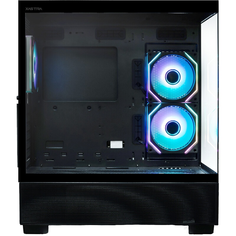 Компьютерный корпус Formula V Line Crystal U9 PA Black, ATX, TYPE-C*1, USB3.0*2, Curved Glass, SIDE