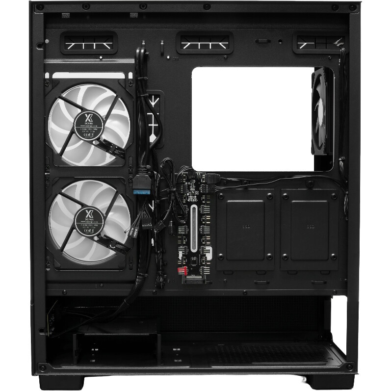 Компьютерный корпус Formula V Line Crystal U9 PA Black, ATX, TYPE-C*1, USB3.0*2, Curved Glass, SIDE