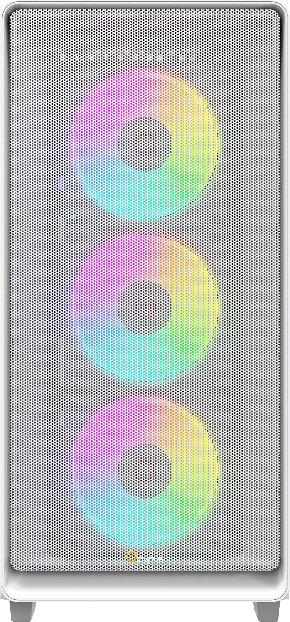 Корпус Ocypus Gamma C60 WH ARGB ATX без БП (Gamma-C60-WHG400XX-GL)