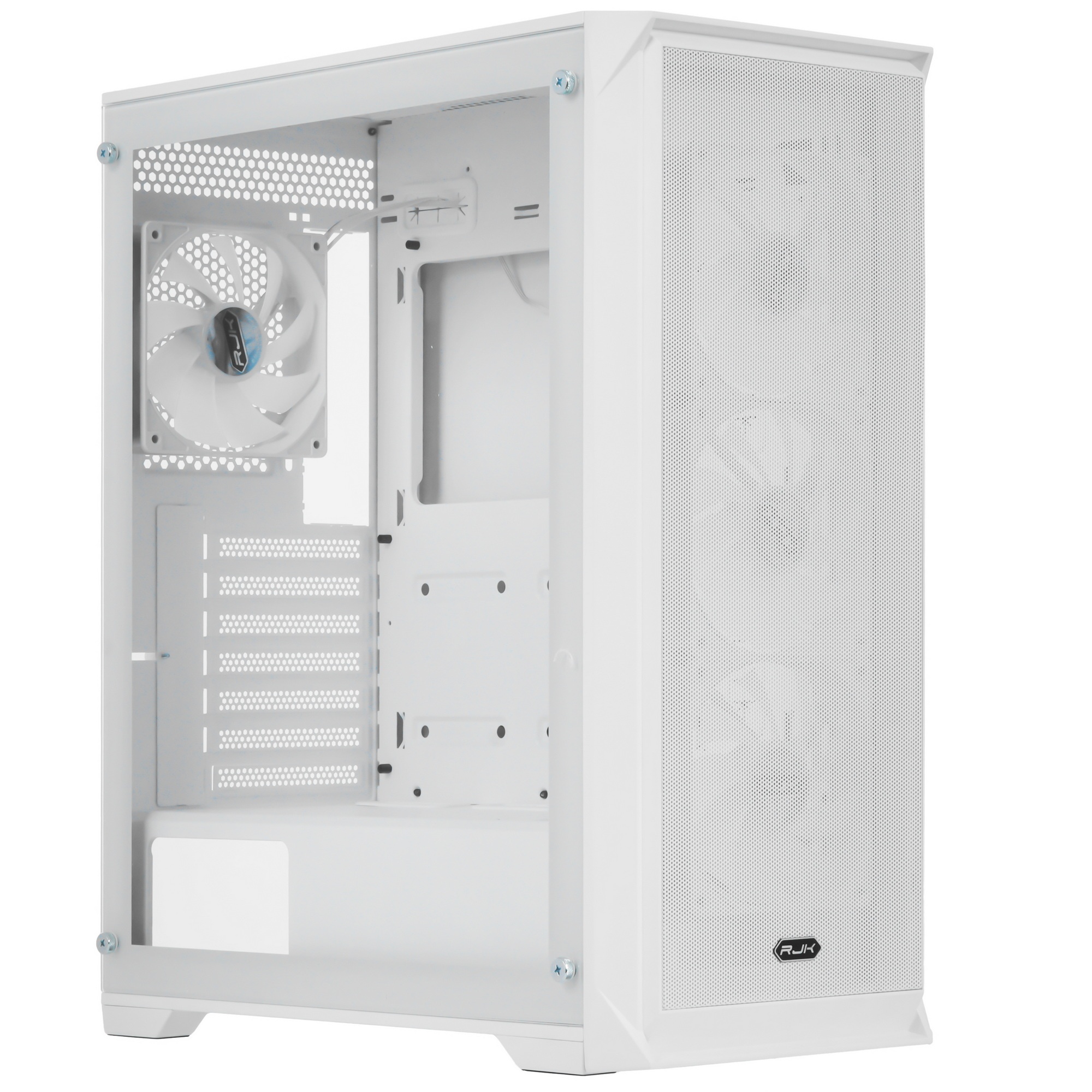 Корпус без блока питания Raijintek ARCADIA 41-MS4, Midi-Tower, TG, 1x120mm + 3x120mm ARGB, 2xUSB-A 3