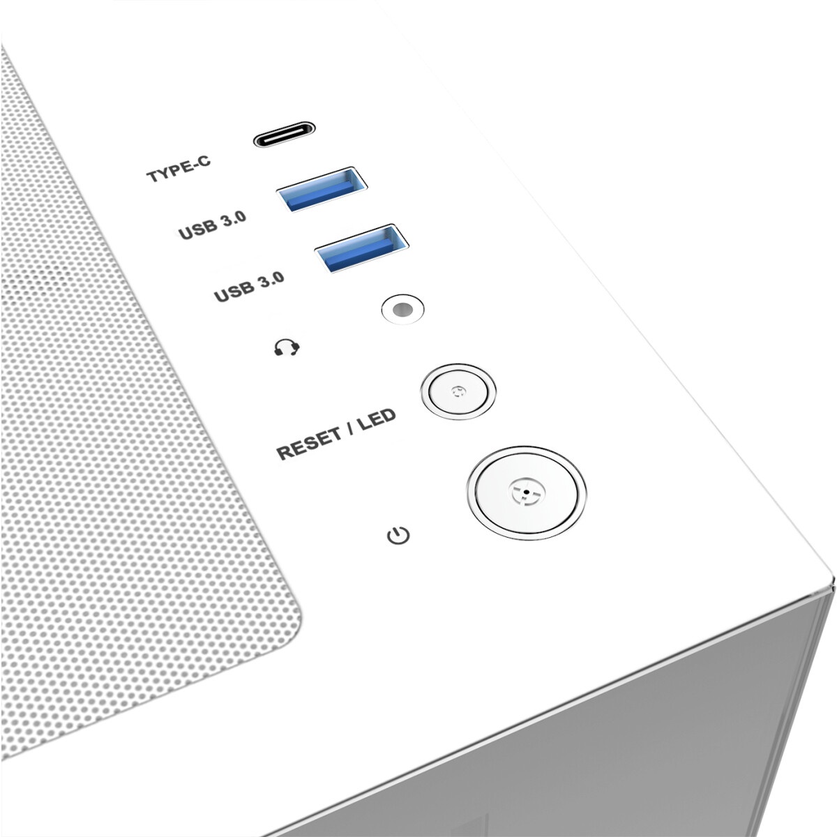 Корпус без блока питания Raijintek ATREUS BT4, Midi-Tower, TG, 4x120mm ARGB, 2xUSB-A 3.0 + 1xUSB Typ