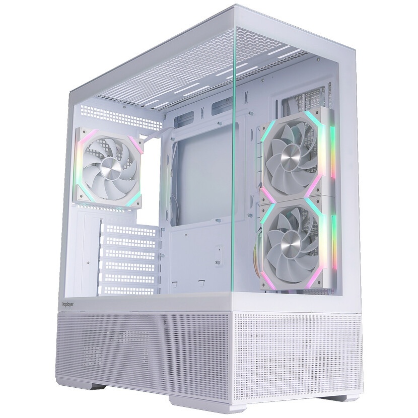 Корпус без блока питания Raijintek ATREUS BT7, Midi-Tower, TG, 7x120mm ARGB, 2xUSB-A 3.0 + 1xUSB Typ