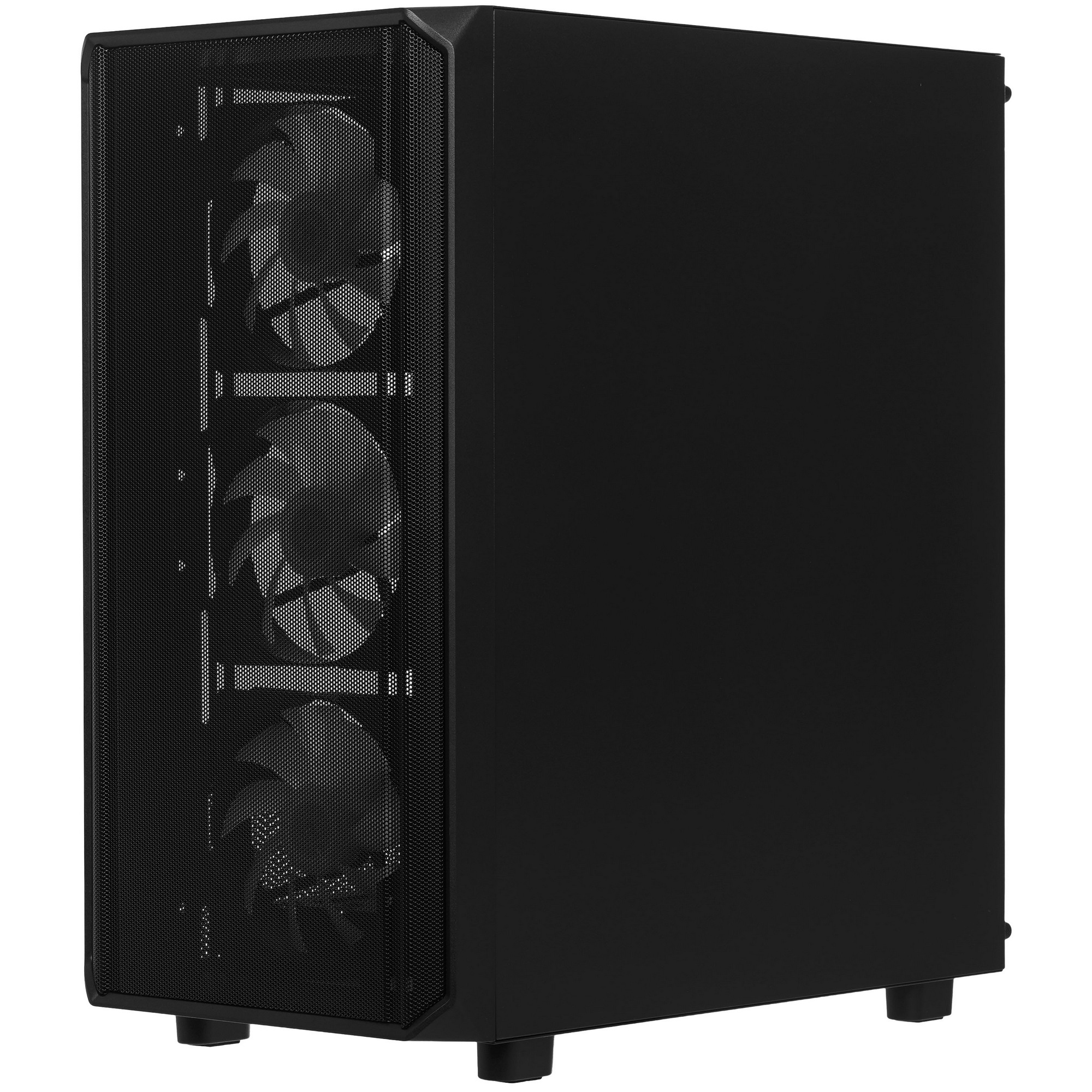 Компьютерный корпус Accord 3602 черный без БП ATX 2xUSB3.0 1xUSB3.1 audio bott PSU