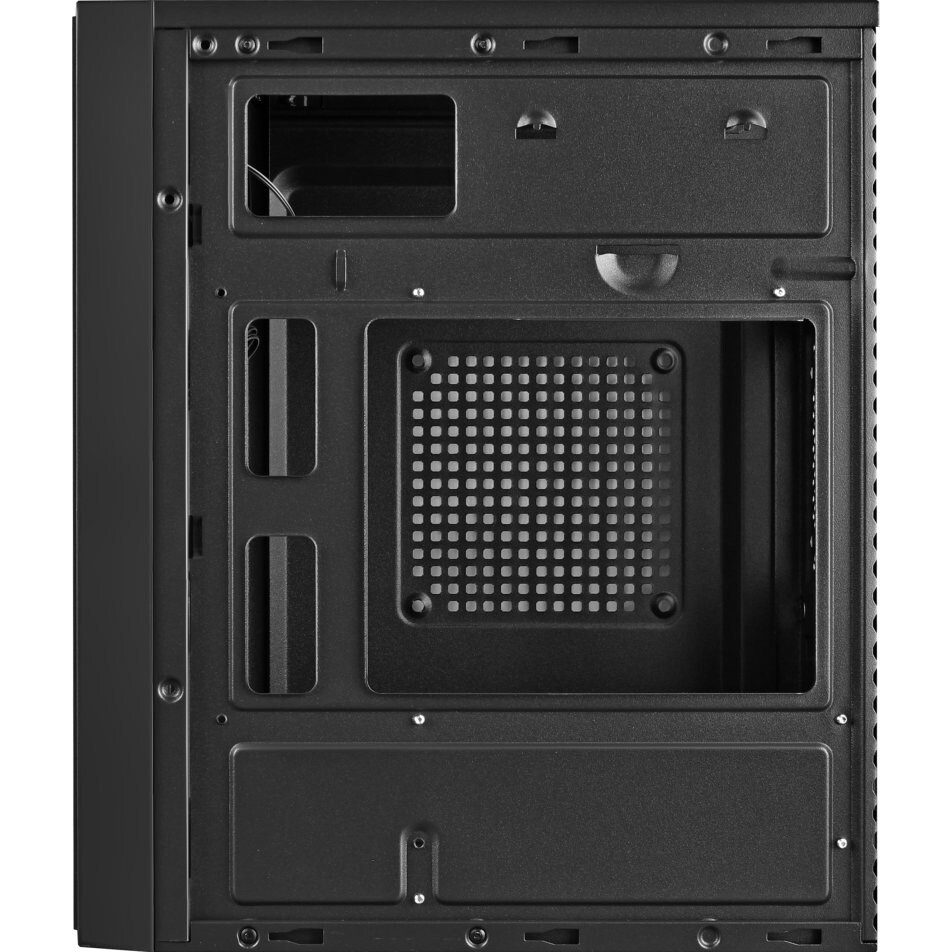 Корпус ПК без блока питания/ Case MSI PRO SHIELD M100P, Midi-Tower, 1x80mm, 2xUSB 3.2, 2xUSB 2.0, mA
