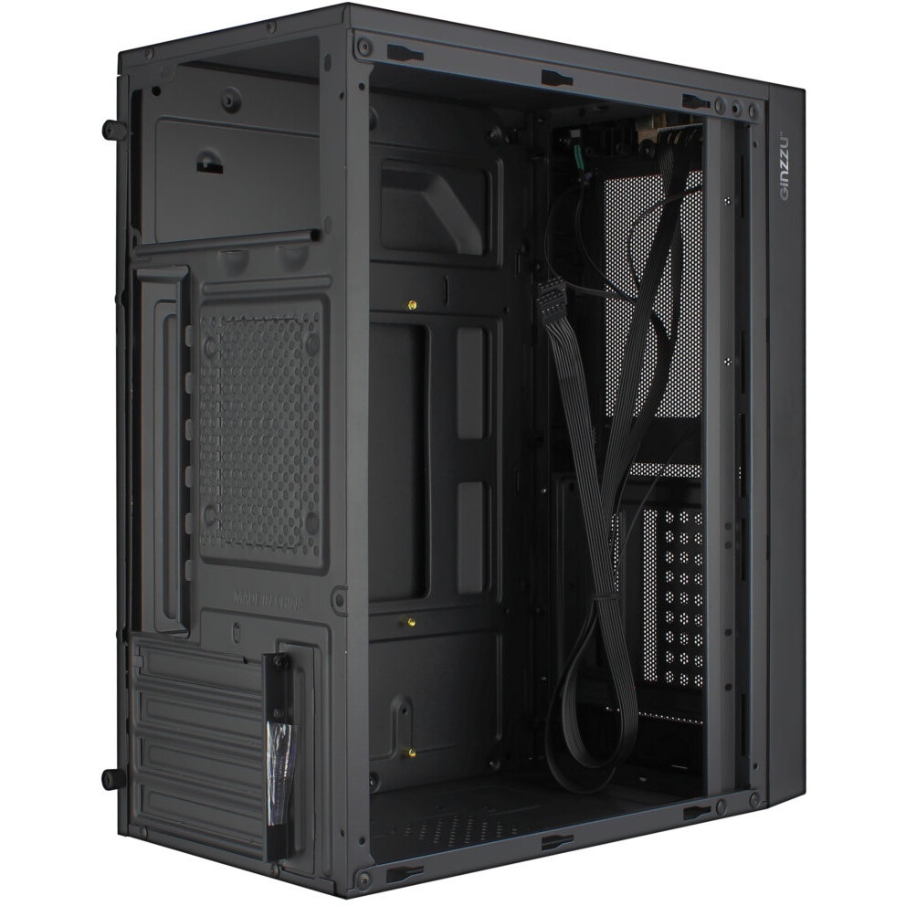 Корпус ПК без блока питания/ Case MSI PRO SHIELD M100P, Midi-Tower, 1x80mm, 2xUSB 3.2, 2xUSB 2.0, mA