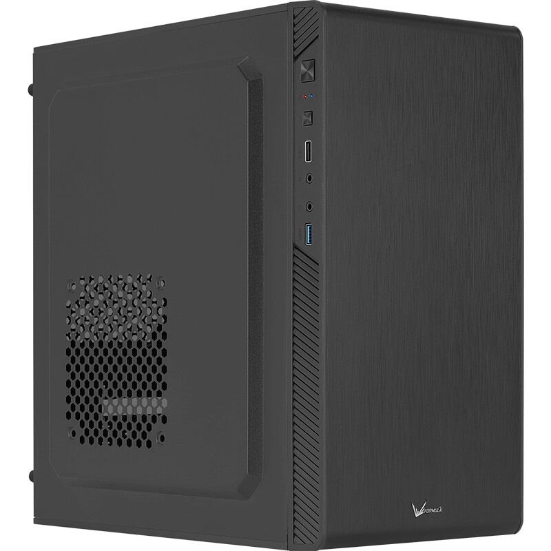 Корпус ПК без блока питания/ Case MSI PRO SHIELD M100P, Midi-Tower, 1x80mm, 2xUSB 3.2, 2xUSB 2.0, mA
