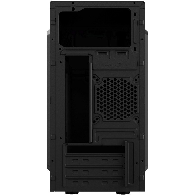 Корпус ПК без блока питания/ Case MSI PRO SHIELD M100P, Midi-Tower, 1x80mm, 2xUSB 3.2, 2xUSB 2.0, mA