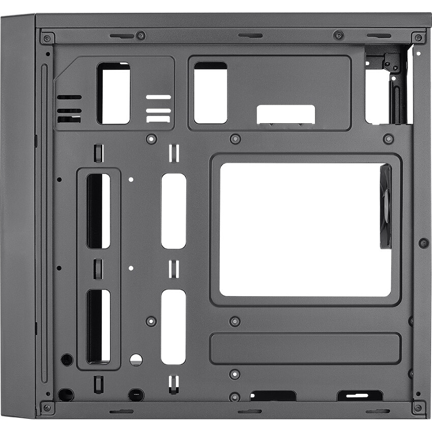 Корпус ПК без блока питания/ Case MSI PRO SHIELD M100P, Midi-Tower, 1x80mm, 2xUSB 3.2, 2xUSB 2.0, mA