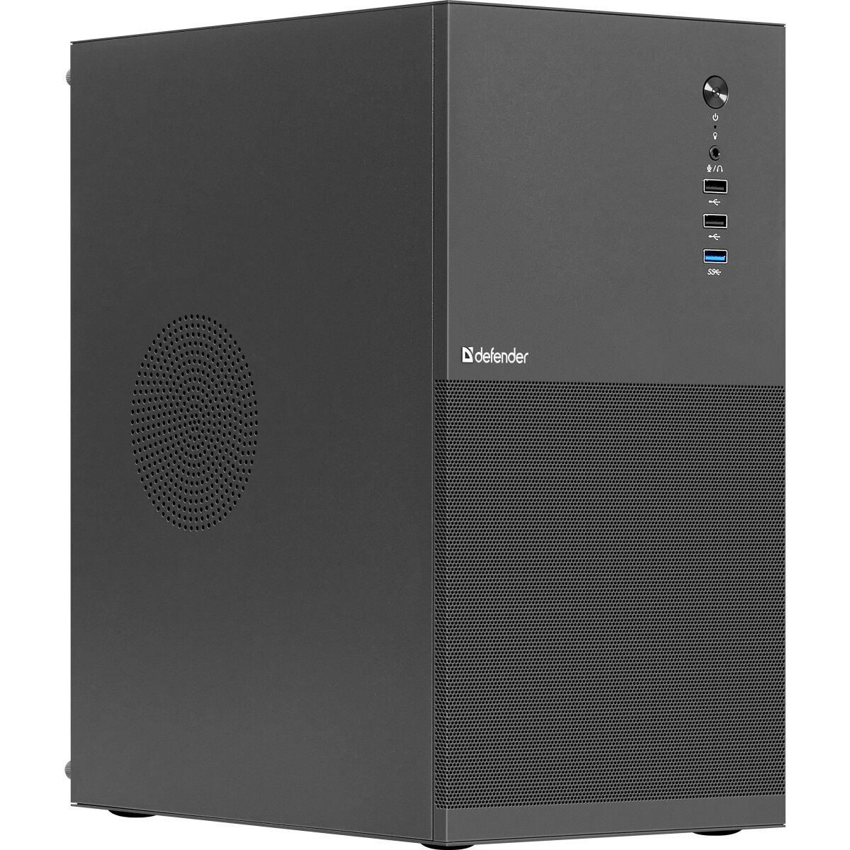 Корпус ПК без блока питания/ Case MSI PRO SHIELD M100P, Midi-Tower, 1x80mm, 2xUSB 3.2, 2xUSB 2.0, mA