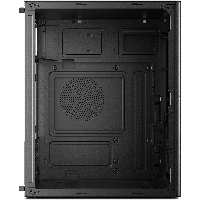 Корпус ПК без блока питания/ Case MSI PRO SHIELD M100P, Midi-Tower, 1x80mm, 2xUSB 3.2, 2xUSB 2.0, mA