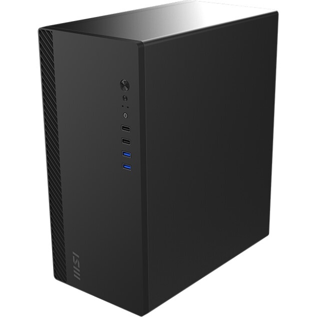 Корпус ПК без блока питания/ Case MSI PRO SHIELD M100P, Midi-Tower, 1x80mm, 2xUSB 3.2, 2xUSB 2.0, mA