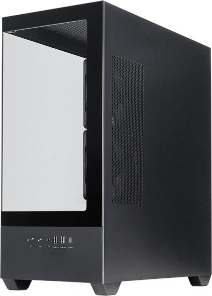 Корпус Chieftec Vista черный без БП ATX 3x120mm 1xUSB2.0 1xUSB3.0 1xUSB3.1 audio bott PSU