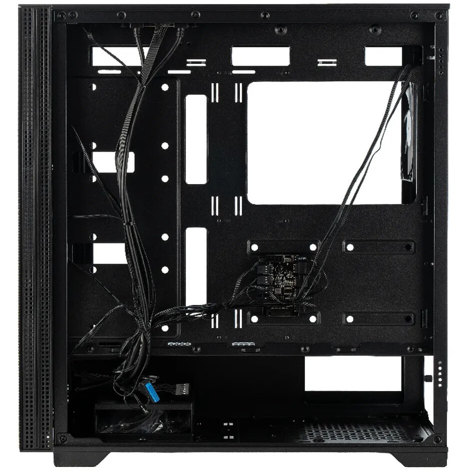 Компьютерный корпус ATX Eurocase A31 ARGB черный без БП закаленное стекло USB 3.0