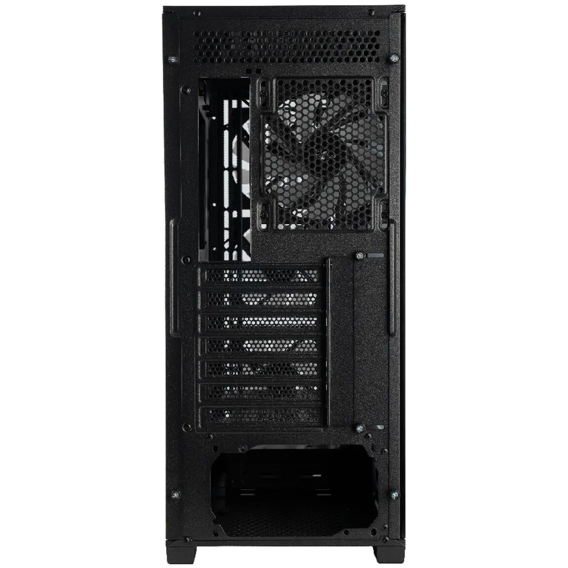 Компьютерный корпус ATX Eurocase A31 ARGB черный без БП закаленное стекло USB 3.0