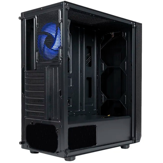 Корпус Midtower ATX Eurocase 00-00854022 A10 без БП ARGB black
