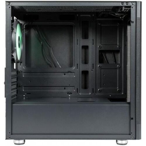 Корпус Midtower mATX Eurocase 00-01064257 MI05 черный без БП закаленное стекло USB 3.0