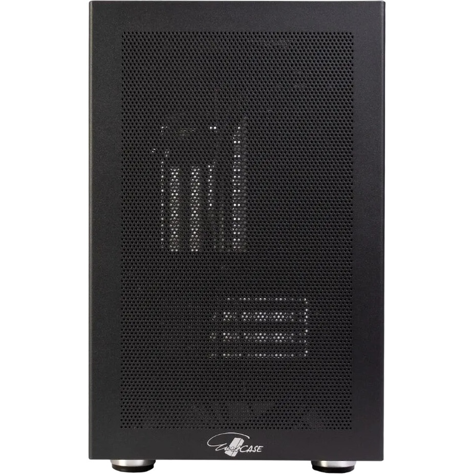 Корпус Midtower mATX Eurocase 00-01064257 MI05 черный без БП закаленное стекло USB 3.0