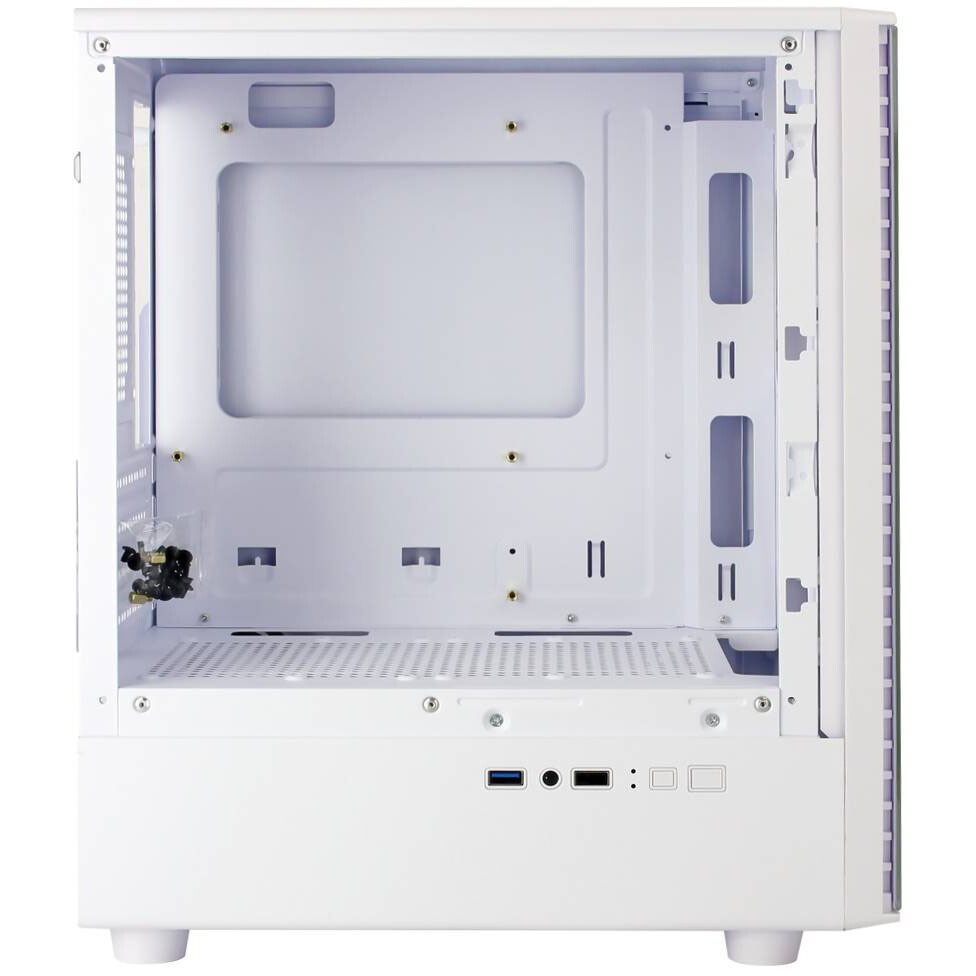 Корпус mATX AeroCool CS-109-G-WT-v1 4711099472383 белый, без БП, USB 3.0, 2*USB 2.0, HD Audio