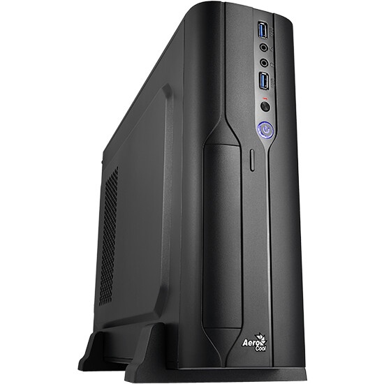 Корпус mATX Aerocool / Formula V Cs-101 черный, без БП