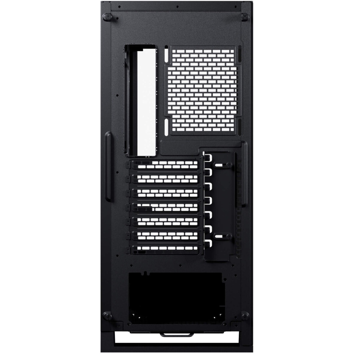 Корпус ATX Eurocase M4801 black, без БП, закаленное стекло 2 стороны