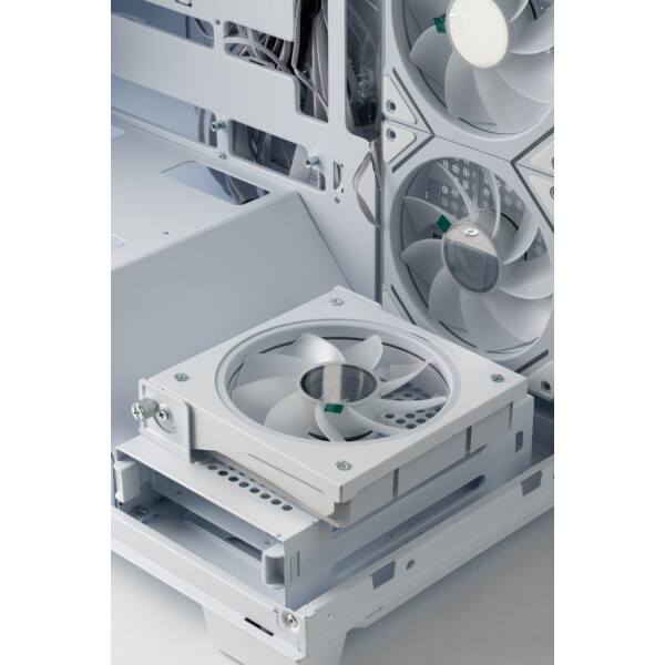 Корпус ATX Eurocase M4801 white, без БП, закаленное стекло 2 стороны