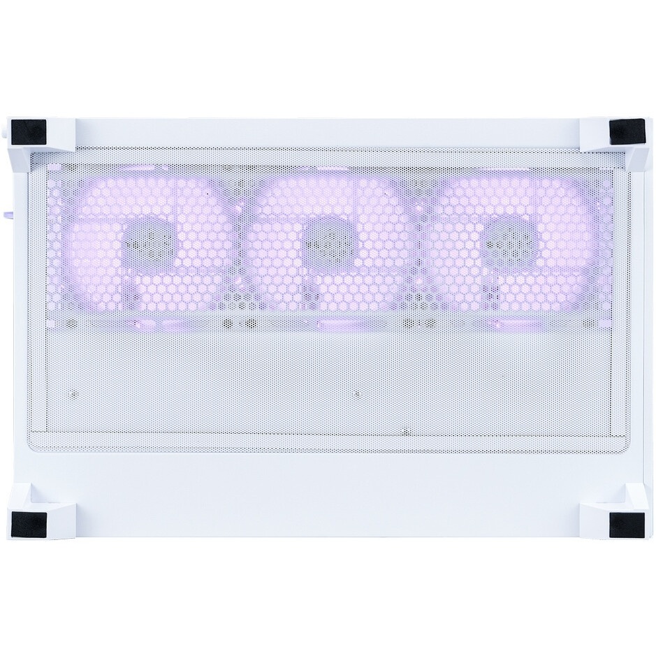 Корпус ATX Eurocase M4801 white, без БП, закаленное стекло 2 стороны