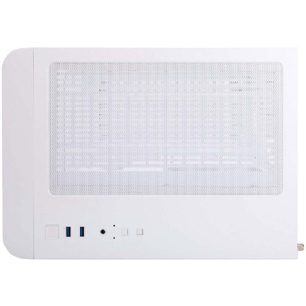 Корпус mATX Eurocase M2771 white, без БП, закаленное стекло 2 стороны