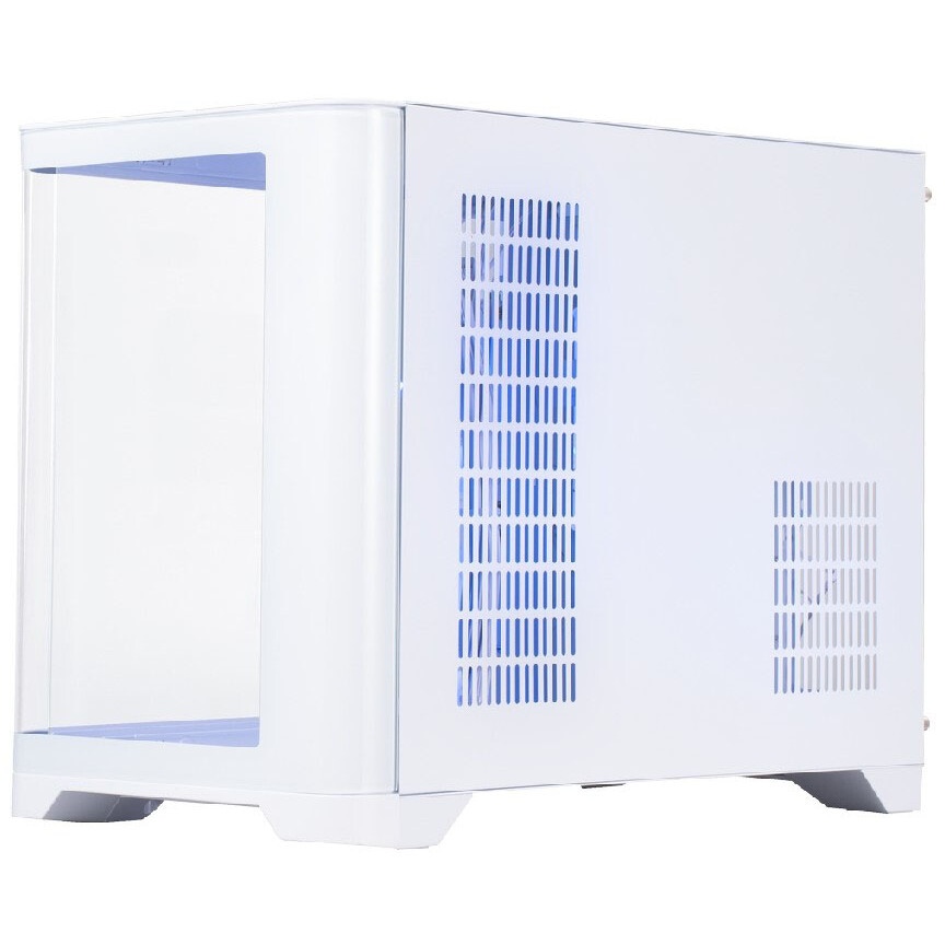 Корпус mATX Eurocase M2771 white, без БП, закаленное стекло 2 стороны