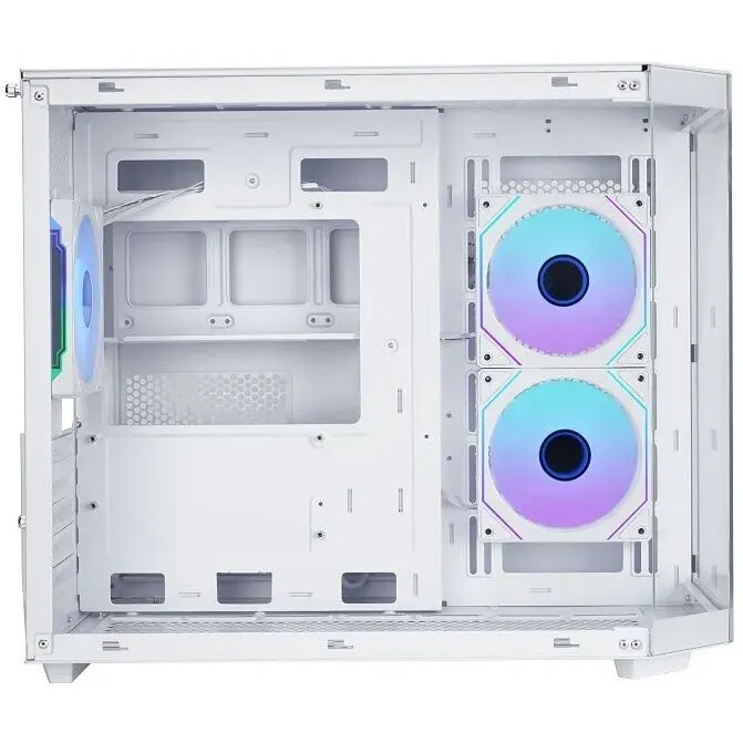 Корпус mATX Eurocase M2771 white, без БП, закаленное стекло 2 стороны