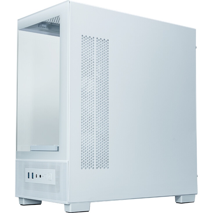 Корпус mATX Eurocase M2771 white, без БП, закаленное стекло 2 стороны