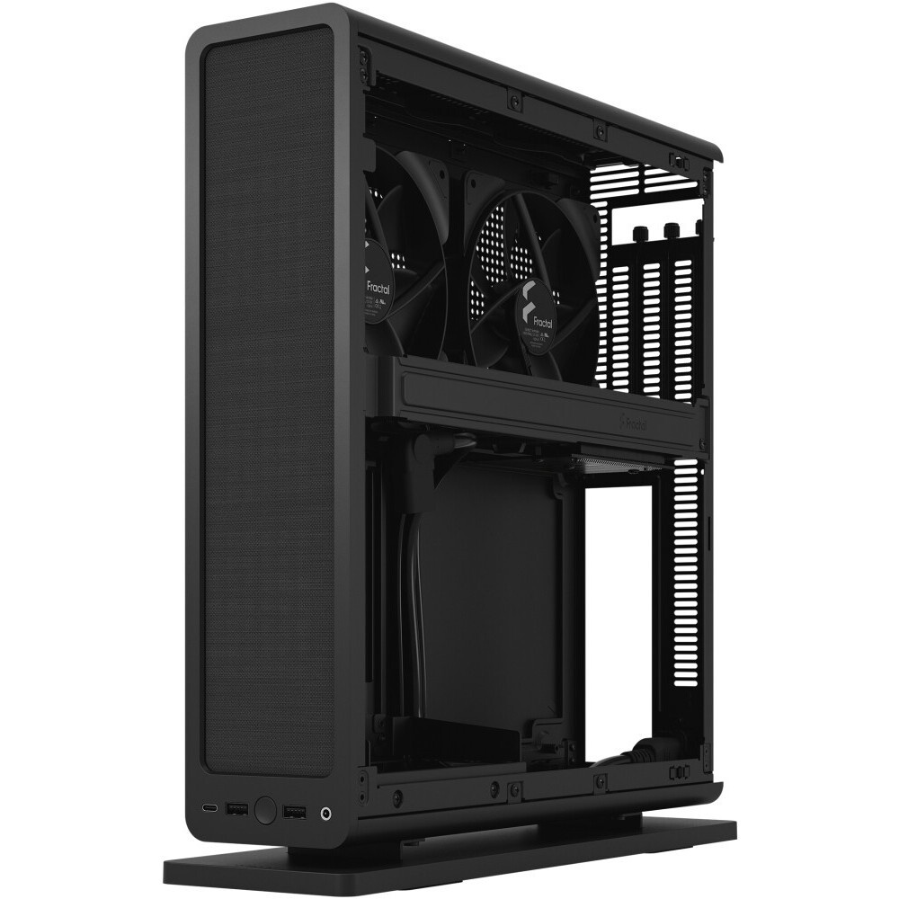 Корпус mATX Eurocase A001 черный, ABS пластик, 2*USB2.0, 2*USB3.0, HD AUDIO