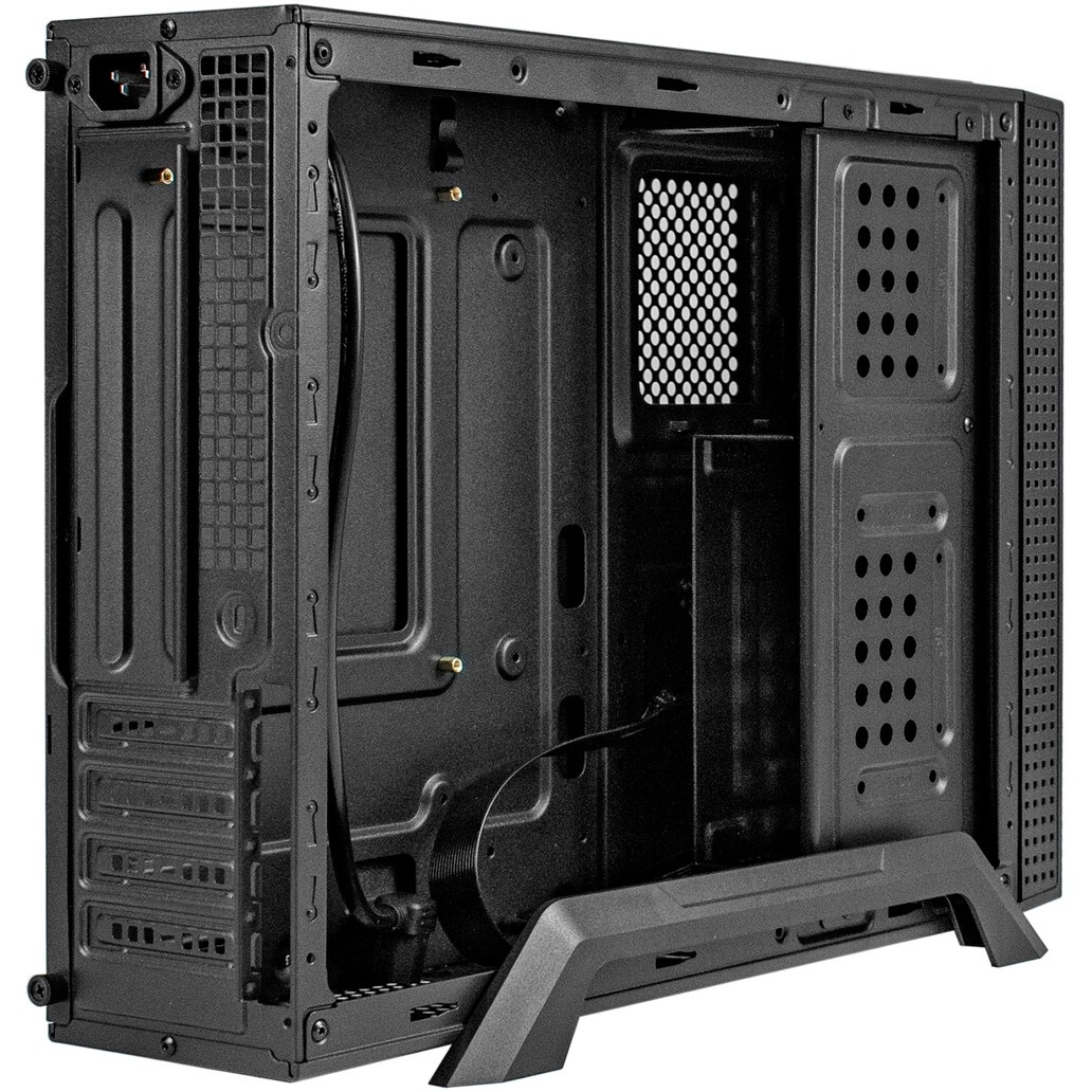 Корпус mATX Eurocase A001 черный, ABS пластик, 2*USB2.0, 2*USB3.0, HD AUDIO