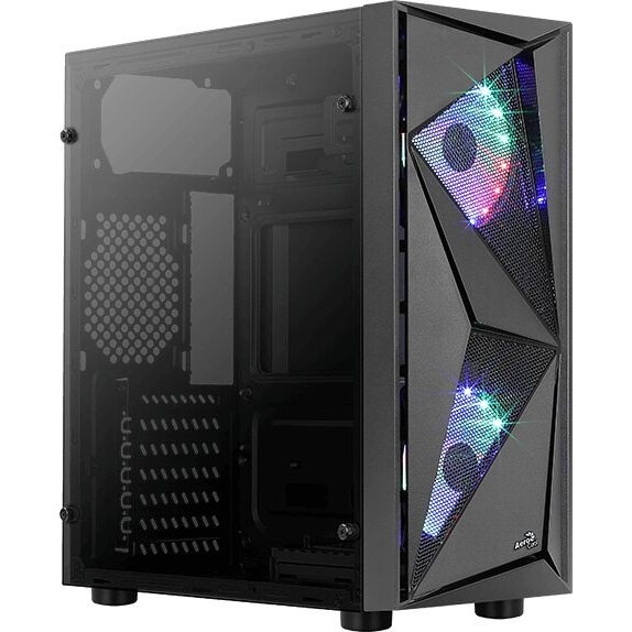 Корпус ATX Aerocool / Formula Quantum Mesh-G-BK-v3 4710562758580 черный, без БП, USB 3.0, 2*USB 2.0,