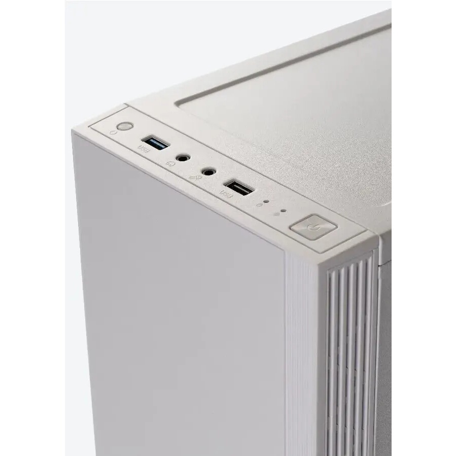 Корпус ATX Eurocase M12 белый, ABS пластик, 2*USB2.0, USB3.0, HD AUDIO