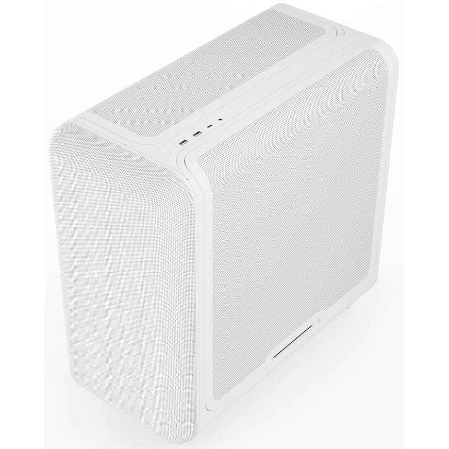 Корпус ATX Eurocase M12 белый, ABS пластик, 2*USB2.0, USB3.0, HD AUDIO