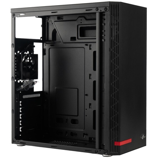 Корпус ATX Eurocase M12 черный, ABS пластик, 2*USB2.0, USB3.0, HD AUDIO