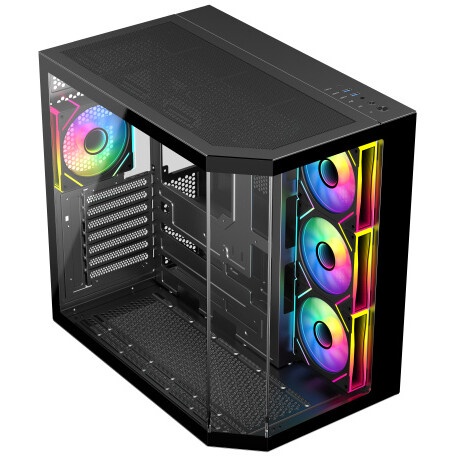 Корпус eATX Eurocase M9 Max-Fish tank M9 MAX 2ARGB 3_0_2 BLACK черный