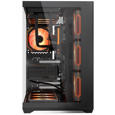 Корпус eATX Eurocase M9 Max-Fish tank M9 MAX 2ARGB 3_0_2 BLACK черный