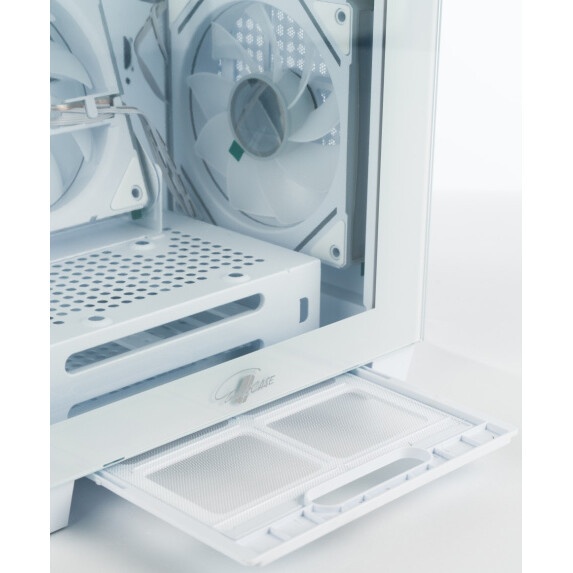 Корпус eATX Eurocase M9 Max-Fish tank M9 MAX 2ARGB 3_0_2 WHITE белый