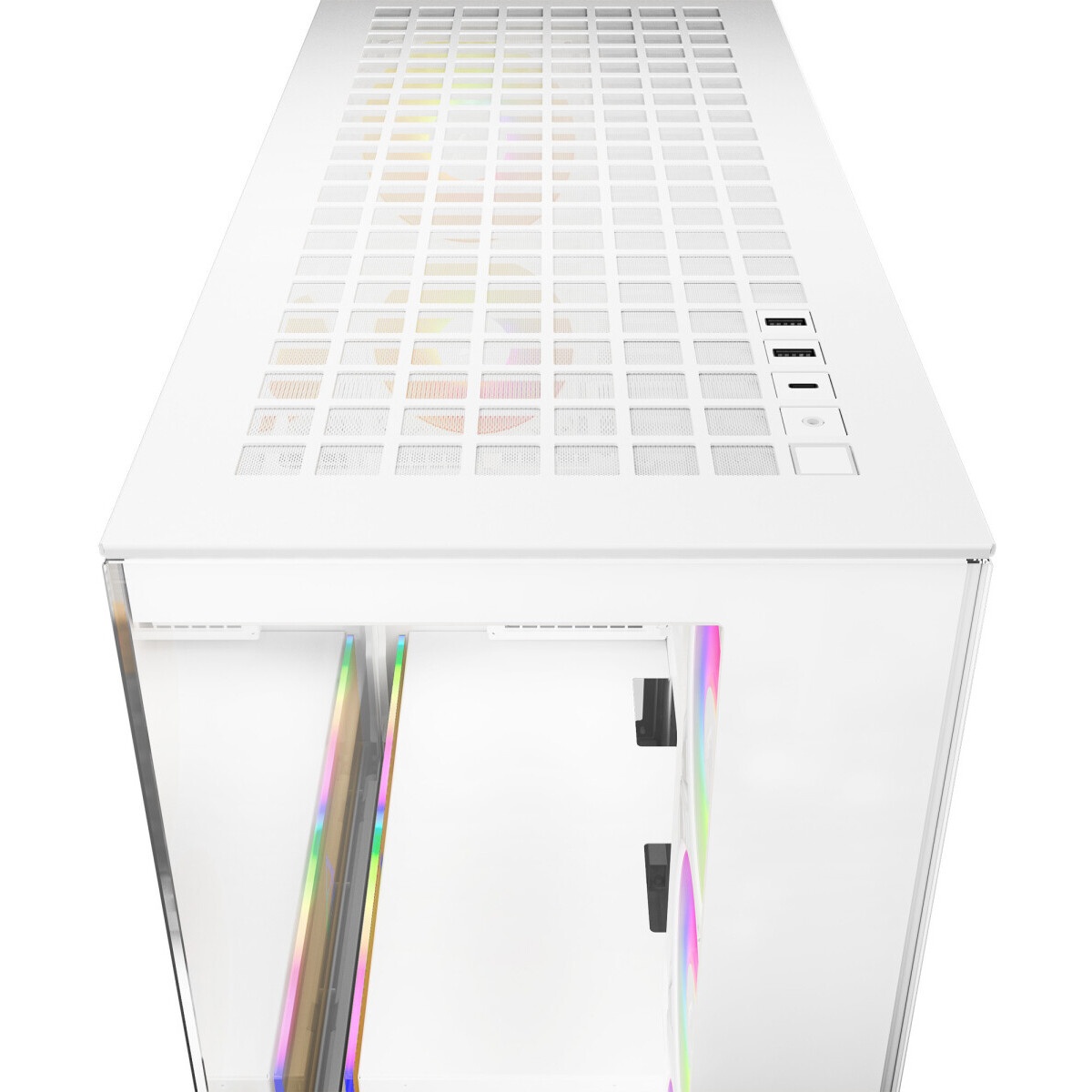 Корпус eATX Eurocase M9 Max-Fish tank M9 MAX 2ARGB 3_0_2 WHITE белый