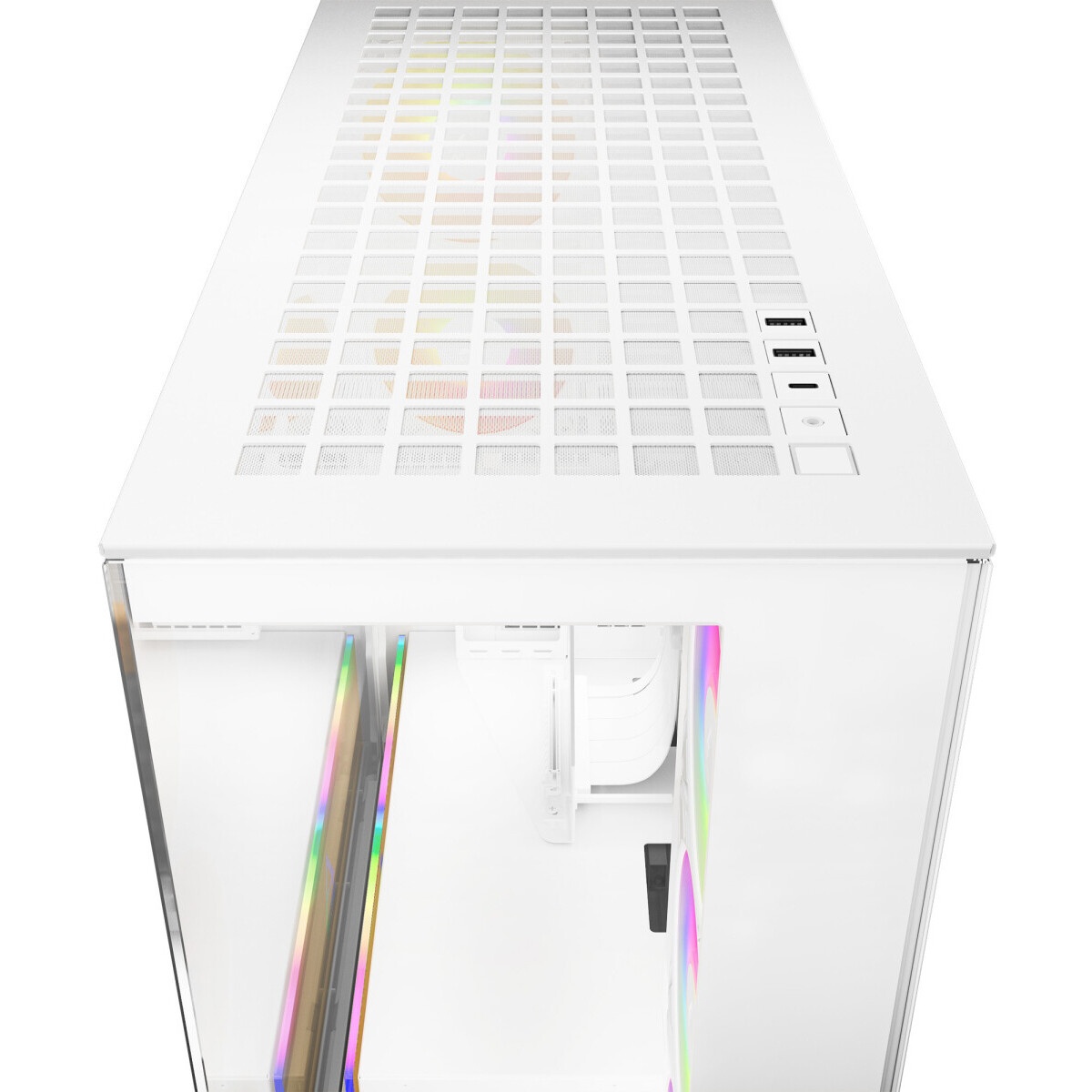 Корпус eATX Eurocase M9 Max-Fish tank M9 MAX 2ARGB 3_0_2 WHITE белый
