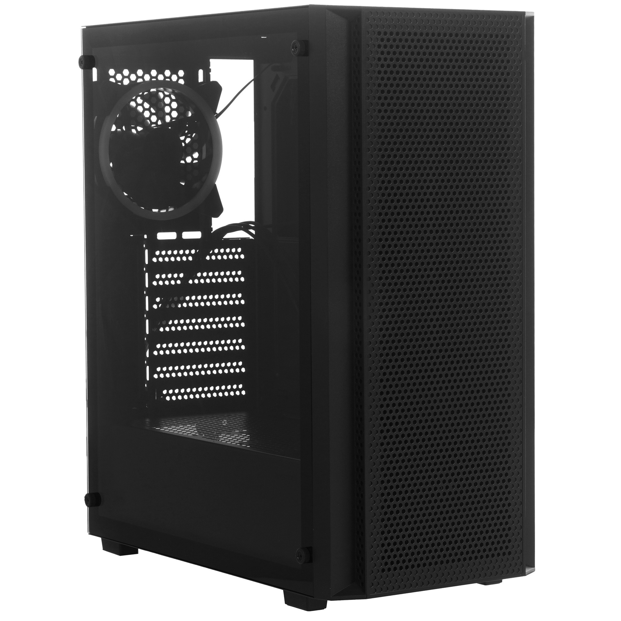 Корпус ATX Xastra A311 4FRGB без БП, боковая панель из закалённого стекла, 2*USB 2, USB 3